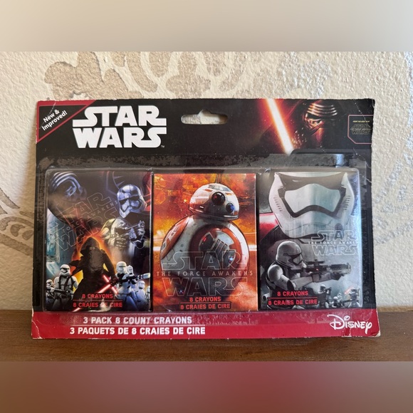 Star Wars The Force Awakens 3 Pack 8-Count Crayons - Picture 4 of 6